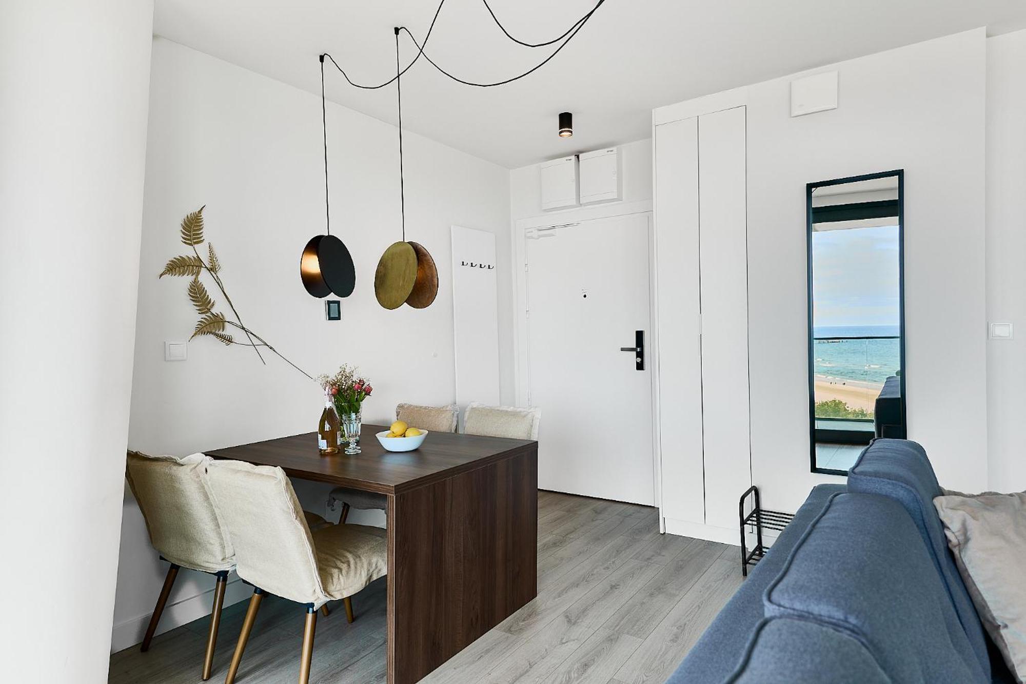 Wave Sea View Private Apartment - A864 ミエンジズドロイェ エクステリア 写真