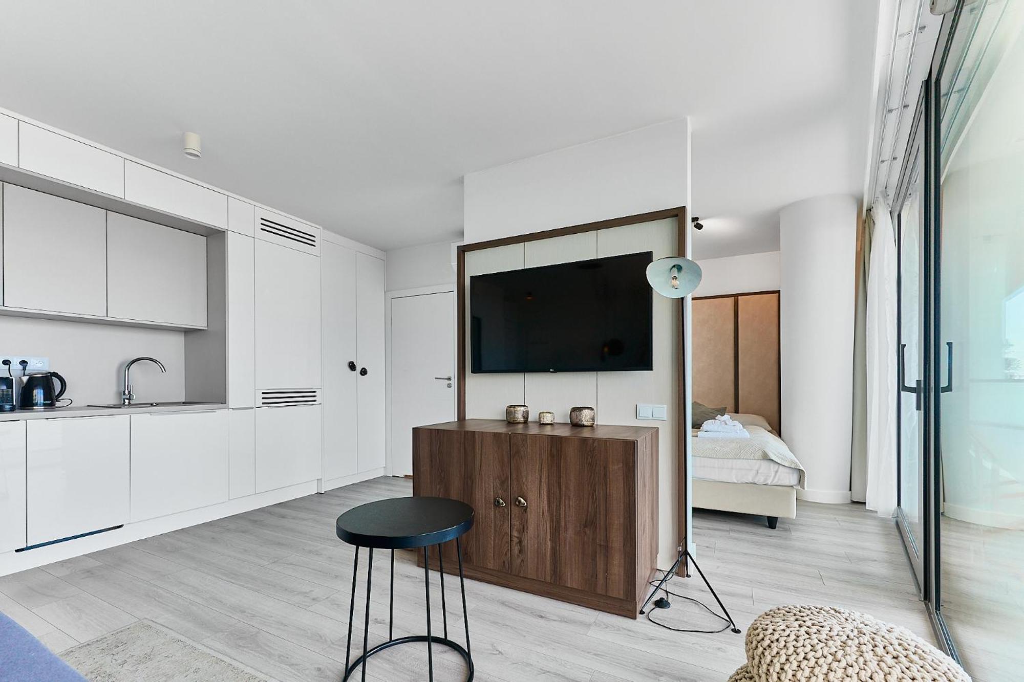Wave Sea View Private Apartment - A864 ミエンジズドロイェ エクステリア 写真