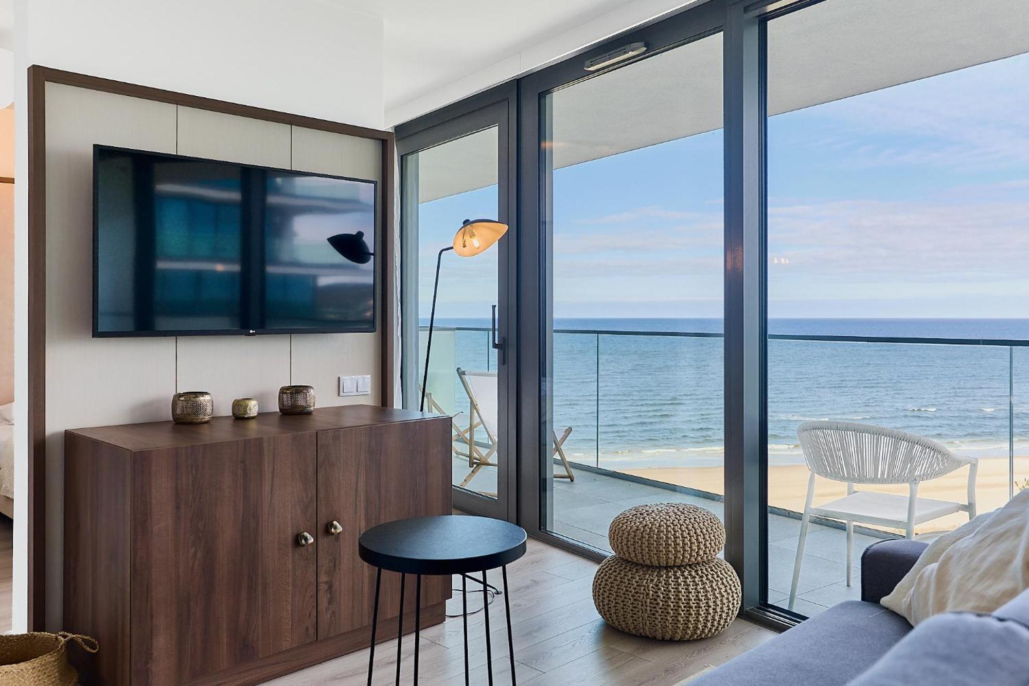 Wave Sea View Private Apartment - A864 ミエンジズドロイェ エクステリア 写真