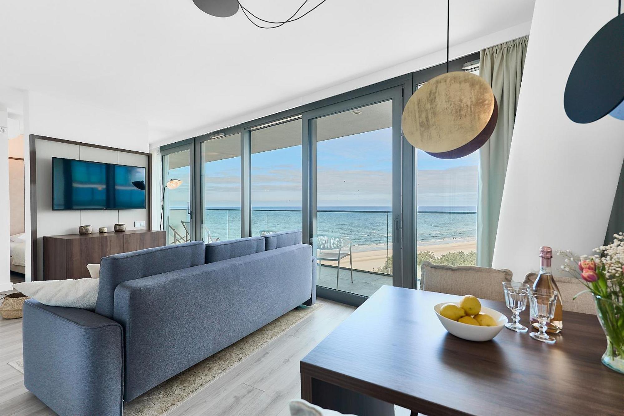 Wave Sea View Private Apartment - A864 ミエンジズドロイェ エクステリア 写真