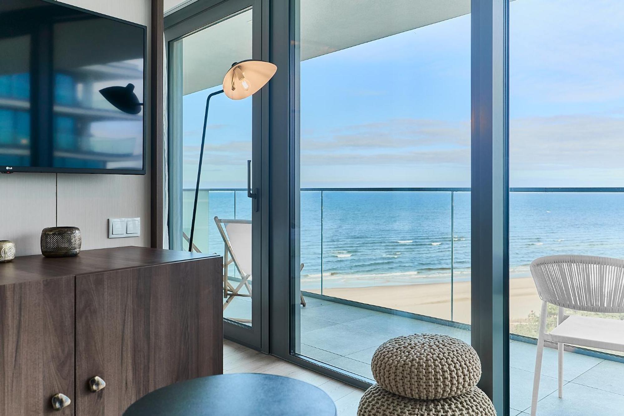 Wave Sea View Private Apartment - A864 ミエンジズドロイェ エクステリア 写真