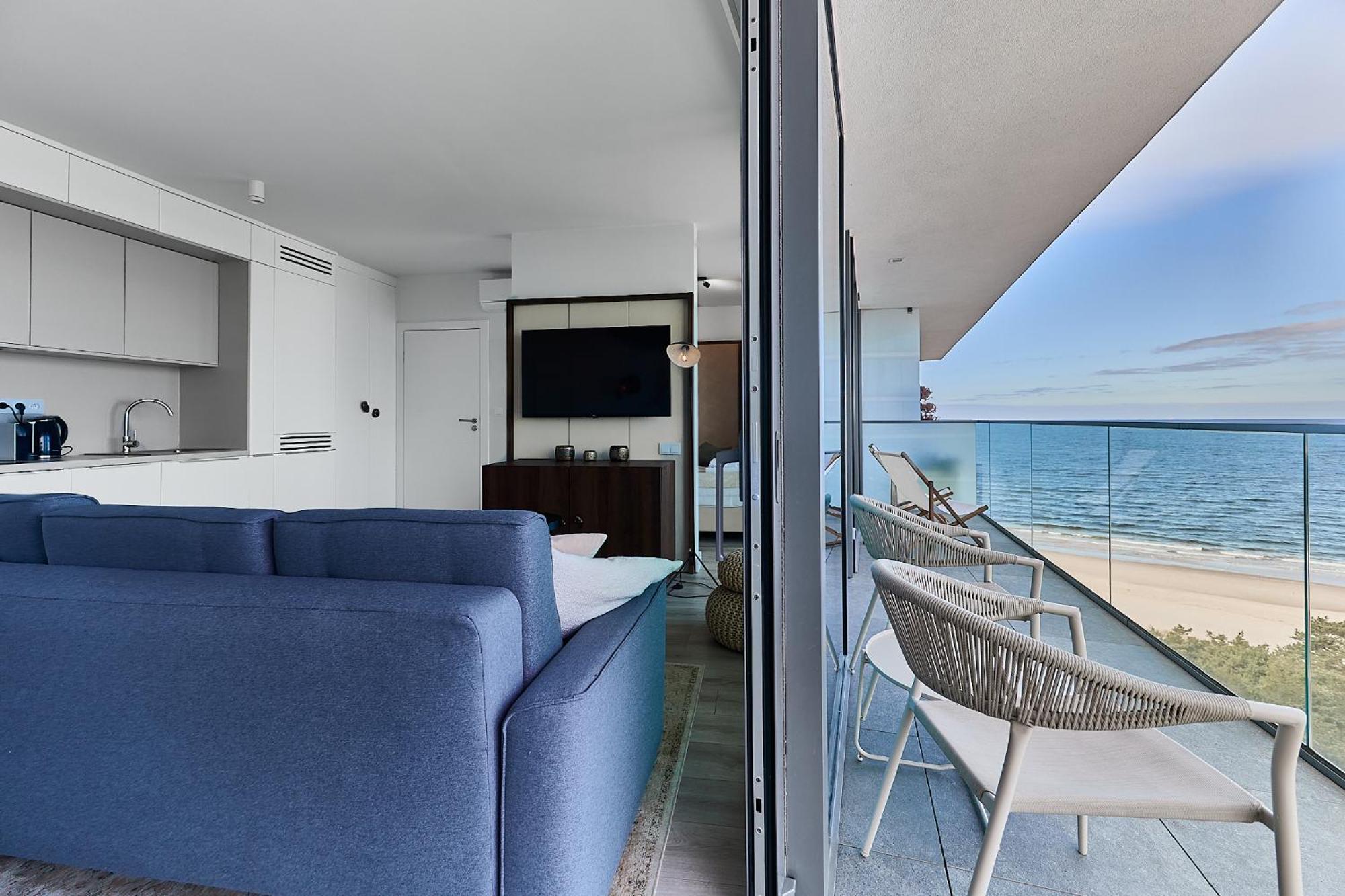 Wave Sea View Private Apartment - A864 ミエンジズドロイェ エクステリア 写真